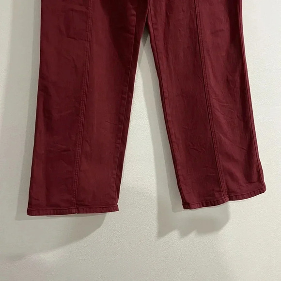 Judy Blue Denim Pants Women’s 11/30 Garment Dyed Burgundy Jeans Casual fun color - Picture 7 of 10